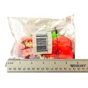 Strawberry Shortcake Vintage with Custard Cat 3 inch PVC Figure or Cake topper